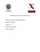 Organización y jerarquización biológicas