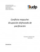 El conflicto mapuche