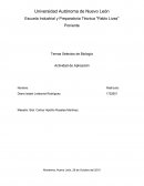 Temas Selectos Biologia Universidad Autónoma de Nuevo León