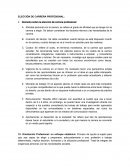 Elección de carrera Decisión sobre la elección de carrera profesional