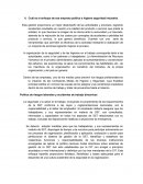 Cuál es el enfoque de esa empresa política e higiene seguridad industrial