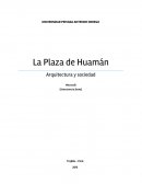 ANALISIS DE LA PLAZUELA DE HUAMÁN - TRUJILLO 2015