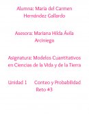 Asignatura: Modelos Cuantitativos en Ciencias de la Vida y de la Tierra