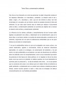 Tema: Ética y contaminación ambiental.