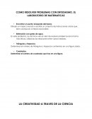 COMO RESOLVER PROBLEMAS CON ENTUSIASMO. EL LABORATORIO DE MATEMATICAS