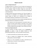 Concepto de Registro mercantil