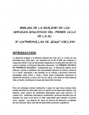 Análisis de la realidad de los servicios educativos