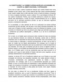 LA CONSTITUCIÓN Y LA CORRECTA REGULACIÓN DE LA ECONOMÍA, EN CUANTO AL ÁMBITO NACIONAL Y EXTRANJERO