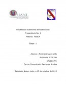 Preparatoria No. 1 Materia: FISICA