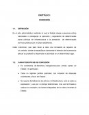 Concesion CARACTERISTICAS DE CONCESIÓN