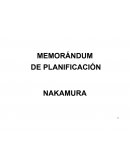 El presente memorándum de planificación presenta los diferentes riesgos que presenta la empresa NAKAMURA SAC