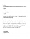 Resumen del informe de Quimica