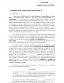 Contestación de una demanda de Agrario
