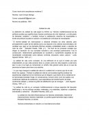 Calidad de vida. La definición de calidad de vida