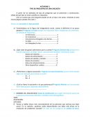 Tipo de preguntas en una encuesta