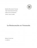 ¿Qué es la restauración y de donde proviene?