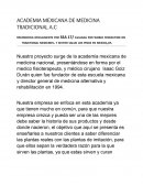 Academia Mexicana de Medicina Tradicional A.C