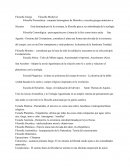 Filosofía Griega	Filosofía Medieval