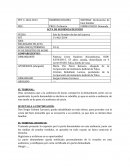 Acta de audiencia de juicio