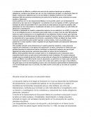 L a educación en México a sufrido una serie de de cambios desde que se estipulo obligatoria, cambios que tienen que ver con las condiciones del país