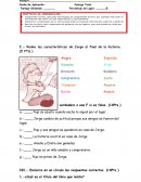 Que es lo que Rodea las características de Jorge al final de la historia