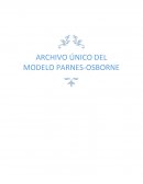 Archivo único del modelo de Panes - Osborne