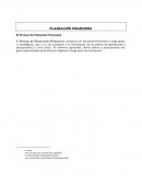 PLANEACIÓN FINANCIERA El Proceso De Planeación Financiera