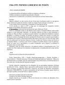 Primer gobierno de Perón