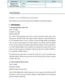 Esta actividad es una selección de libros para la biblioteca de educación infantil.