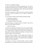 Fases de una investigación estadística.