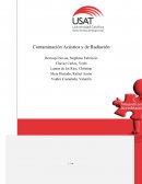 COMO ES QUE SE DA LA CONTAMINACIÓN ACÚSTICA Y RADIACTIVA