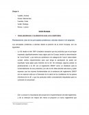 El Planteamiento claro de los principales problemas a abordar desde el rol asignado.