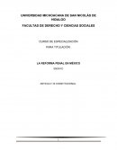 El nuevo sistema de justicia penal en México