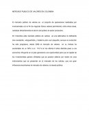 MERCADO PUBLICO DE VALORES EN COLOMBIA