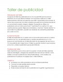 Taller para jovenes de publicidad