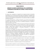 ANÁLISIS Y ALCANCE COMPETENCIAL DE LA COMPETENCIA COMPARTIDA EN MATERIA DE LOTERIA Y JUEGOS DE AZAR