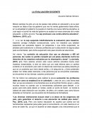 EJEMPLO DE LA EVALUACIÓN DOCENTE