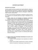 Descripción de la actividad: Actividad 5