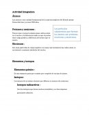 Actividad Integradora Átomos. Compuestos quimicos