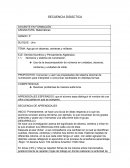 SECUENCIA DIDÁCTICA DEL CURSO DE MATEMÁTICAS