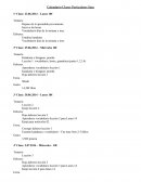 Calendario Clases Particulares