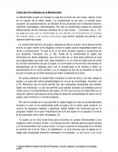 Modernidad Crisis de la fe religiosa en la Modernidad