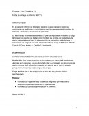 En el presente informe se detalla los estudios que se realizaron sobre las condiciones de ventilación