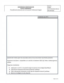 Reporte clínico.. Página 1