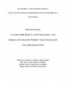 ENSAYO DE LA CONTABILIDAD Y LA PLANEACION, UNA PAREJA CON MUCHO PODER Y RELEVANCIA EN UNA ORGANIZACIÓN.
