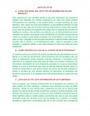 Base de datos e información en la empresa.