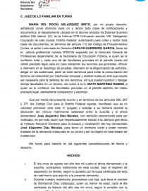 Divorcio Unilateral Incausado. Página 1