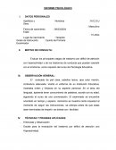 Nuevo Modelo de Informe Psicológico