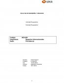 FACULTAD DE INGENIERÍA Y NEGOCIOS Actividad Recuperativa.