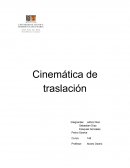 Cinemática de traslación